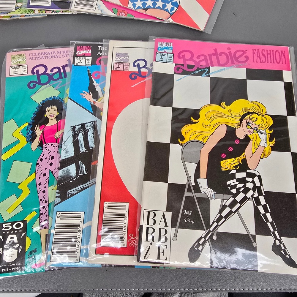 Vintage 31 Marvel Barbie Comic Book Lot Issue 1-8 10-17 1991 & Fashion 2-8 10-17 - Picture 9 of 16
